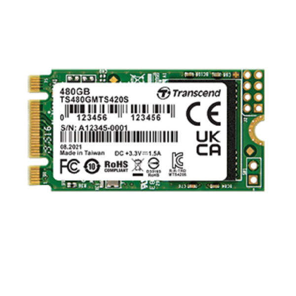 

SSD накопитель Transcend MTS420S 480GB TS480GMTS420S mSATA 480 ГБ (TS480GMTS420S), MTS420S 480GB TS480GMTS420S