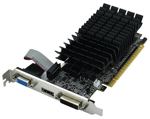 

Видеокарта AFOX NVIDIA GeForce GT 210 (AF210-1024D3L5-V2), Черный, GeForce GT 210