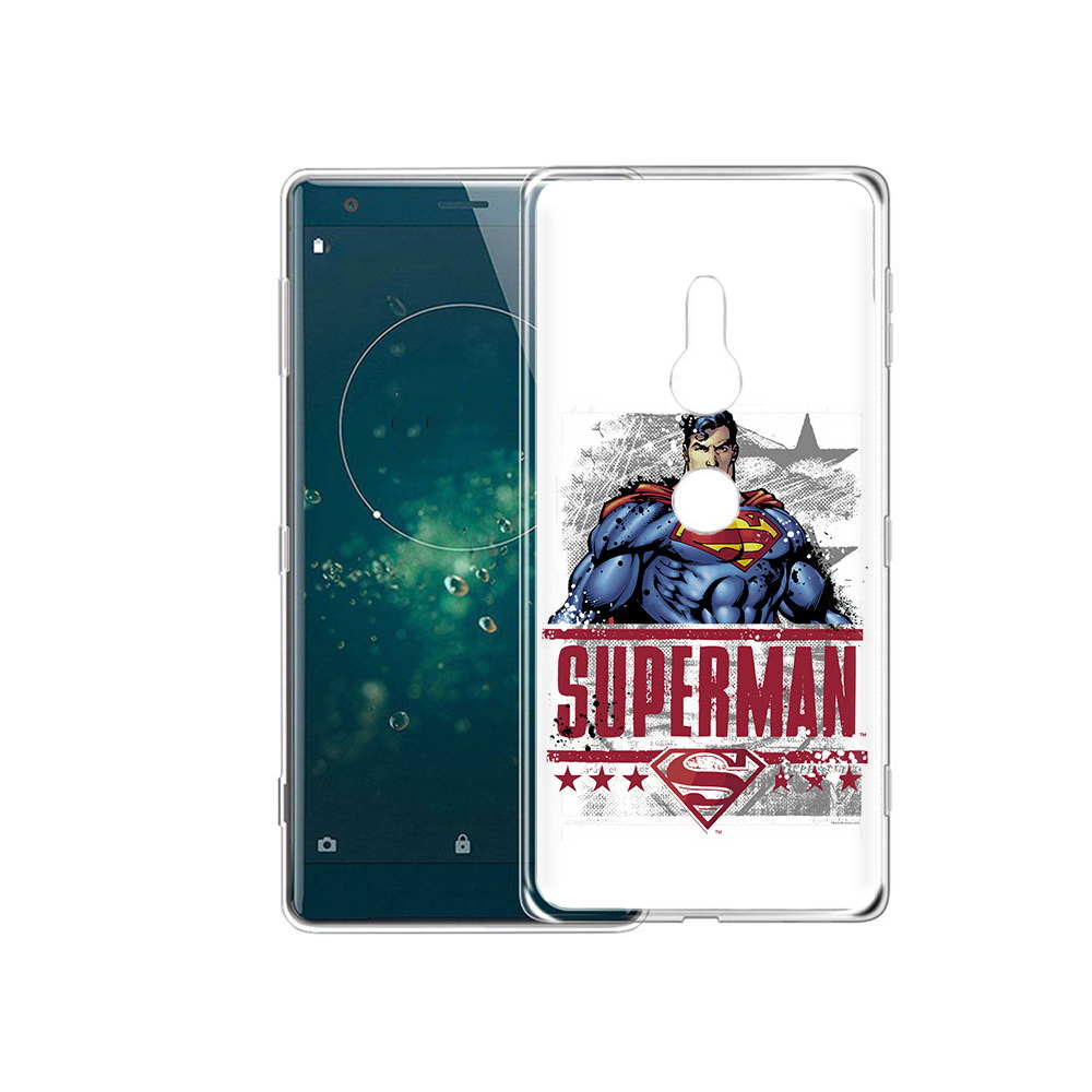 

Чехол MyPads Tocco для Sony Xperia XZ2 рисунок супермен, Прозрачный, Tocco