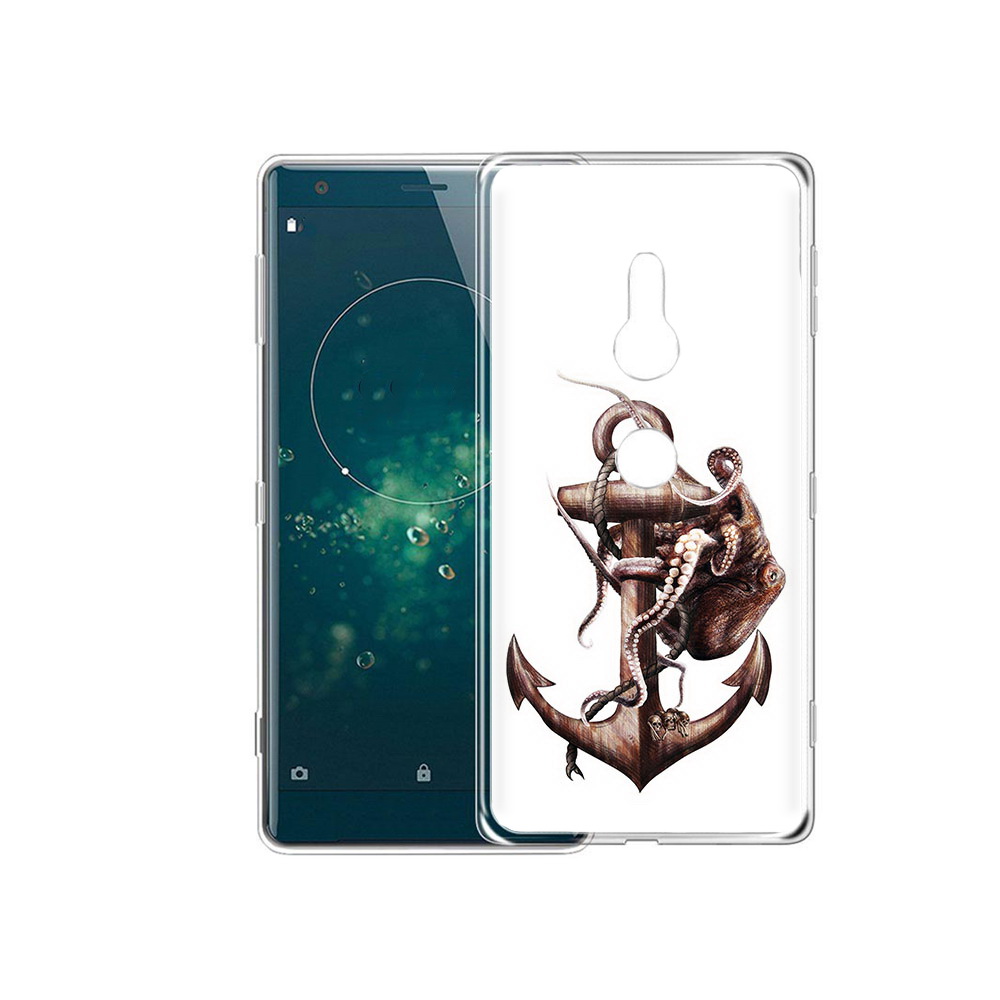 

Чехол MyPads Tocco для Sony Xperia XZ2 ржавый якорь, Прозрачный, Tocco