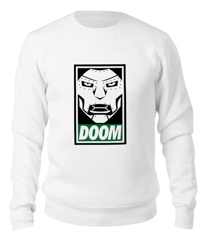 

Свитшот унисекс Printio Доктор дум (doctor doom) белый M, Доктор дум (doctor doom)