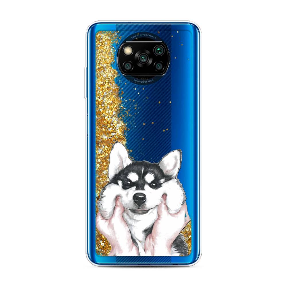 

Чехол Awog на Poco X3/X3 Pro "Щечки хаски", 39290-1