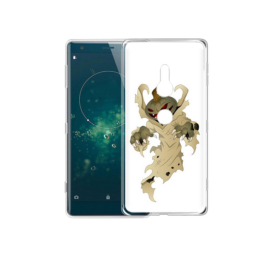 

Чехол MyPads Tocco для Sony Xperia XZ2 призрак хэллоуина, Прозрачный, Tocco