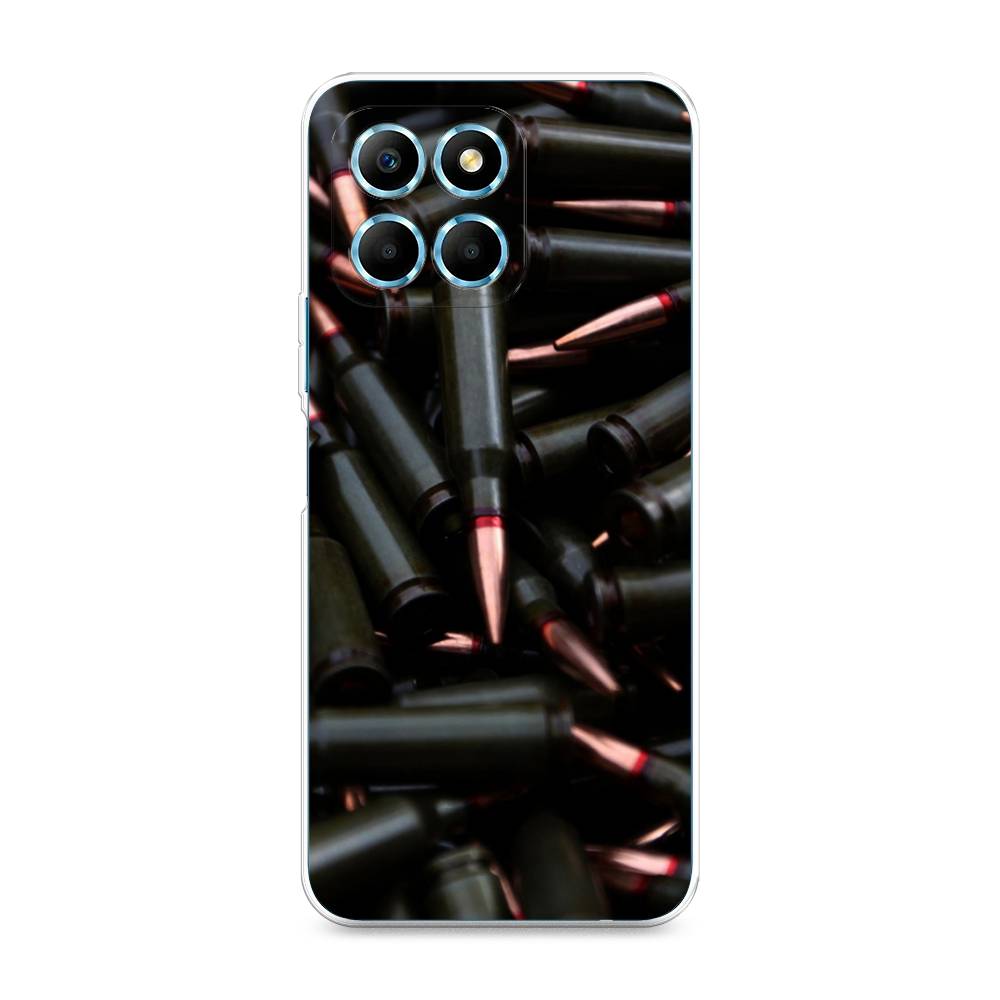 

Чехол Awog 6120250-5 для Honor X6s "Пули черные", Черный, 6120250-5