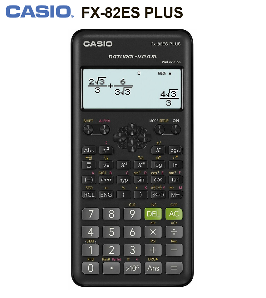 

Калькулятор Casio FX-82ESPLUS-2 непрограммируемый для ОГЭ и ЕГЭ, Калькулятор Casio FX-82