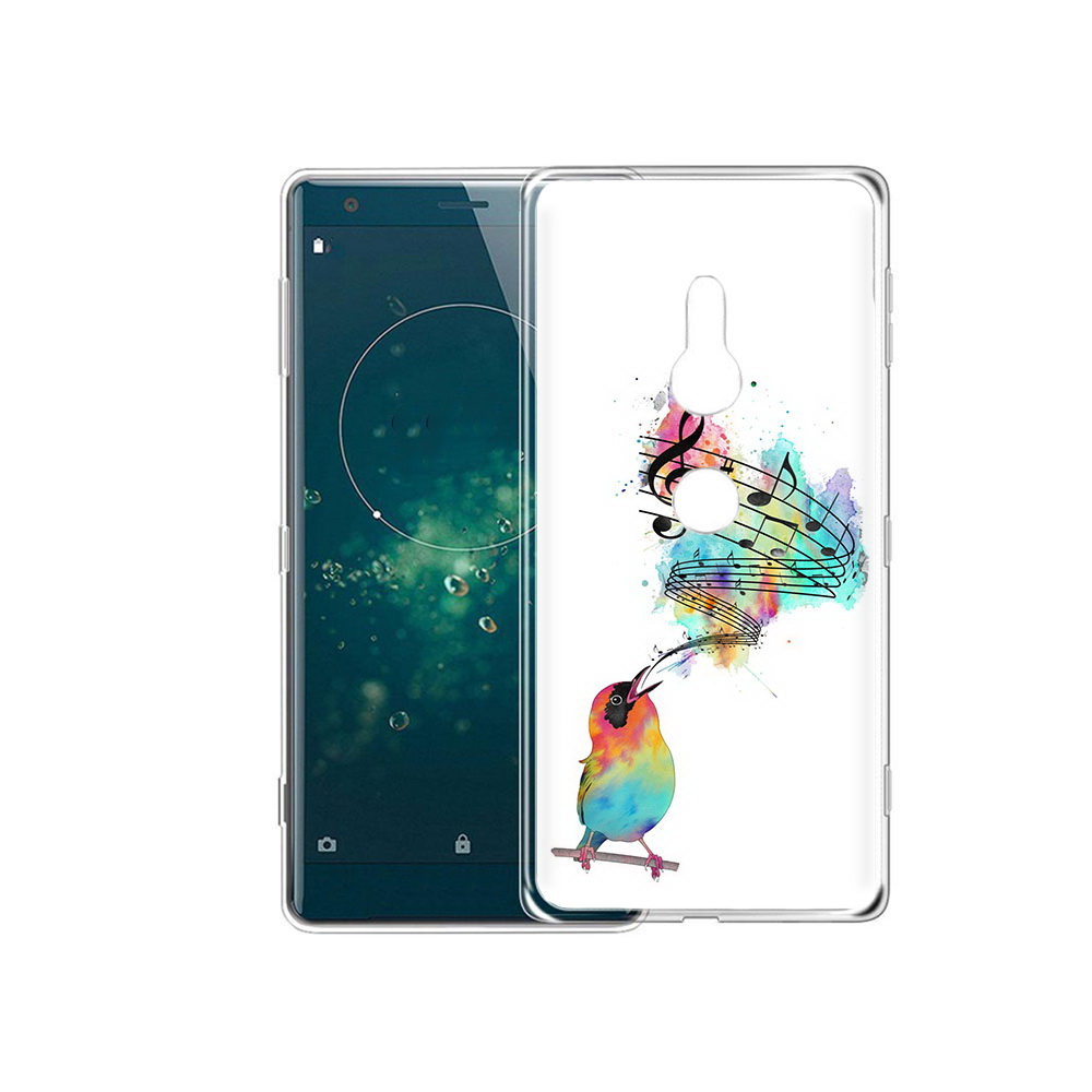 

Чехол MyPads Tocco для Sony Xperia XZ2 певчая птичка, Прозрачный, Tocco