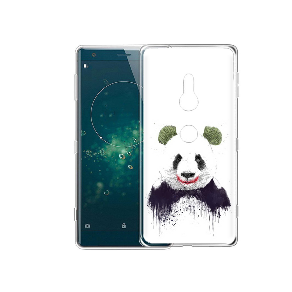 

Чехол MyPads Tocco для Sony Xperia XZ2 панда джокер, Прозрачный, Tocco