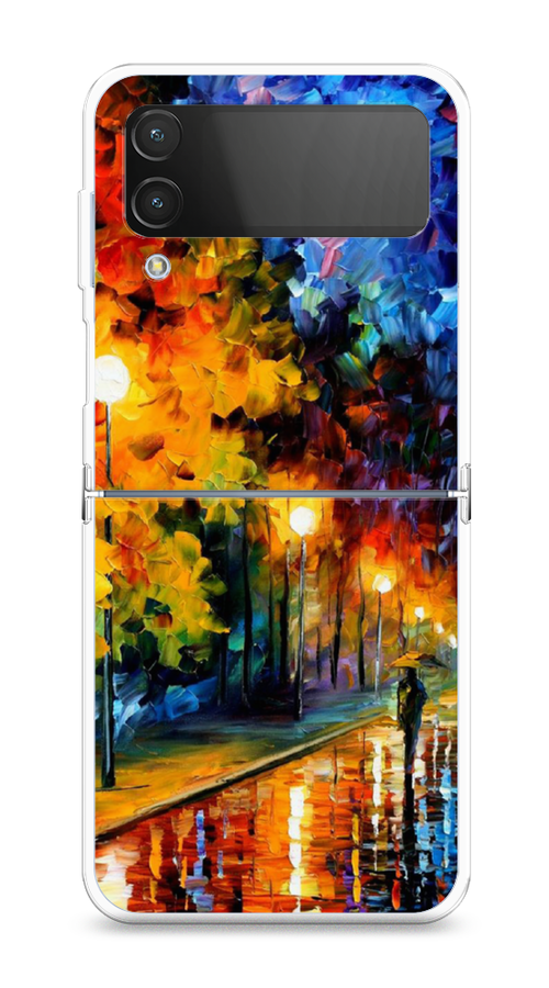 

Чехол на Samsung Galaxy Z Flip 4 "Безлюдная улочка", Оранжевый;желтый;синий, 2106650-1
