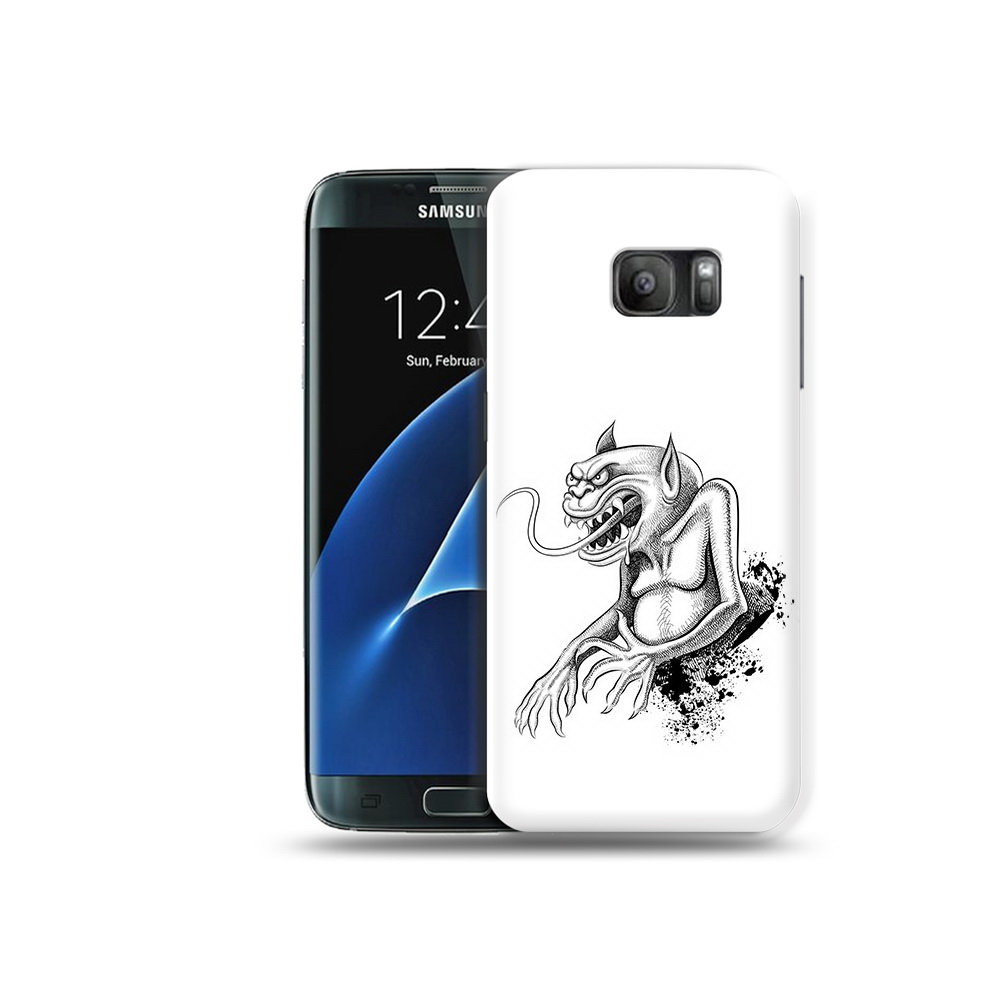 

Чехол MyPads Tocco для Samsung Galaxy S7 чорт, Прозрачный, Tocco