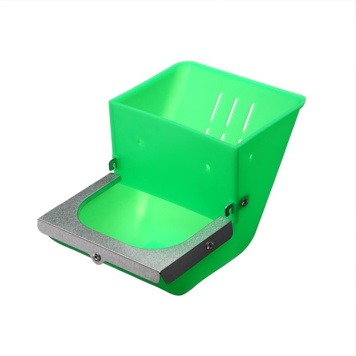 

Кормушка для кроликов Greengo бункерная, пластик, зеленая