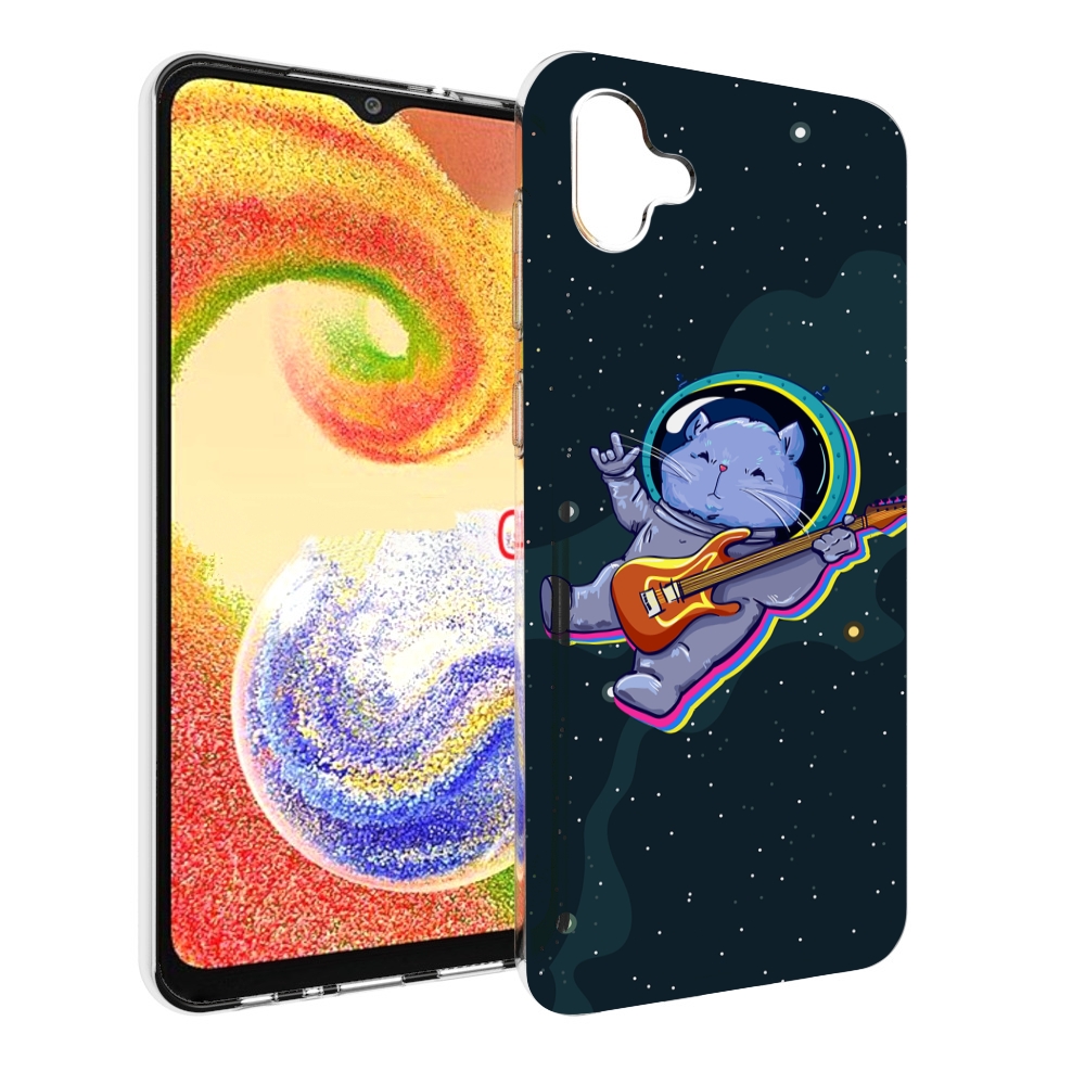 Чехол MyPads крутой-хомяк-в-космосе для Samsung Galaxy A04