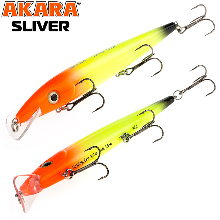 

Воблер Akara Sliver 120 AS120-A189, Желтый, Sliver 120