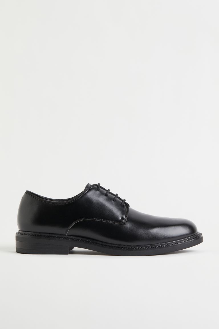 Туфли мужские H&M 1083942 черные 46 EU (доставка из-за рубежа)