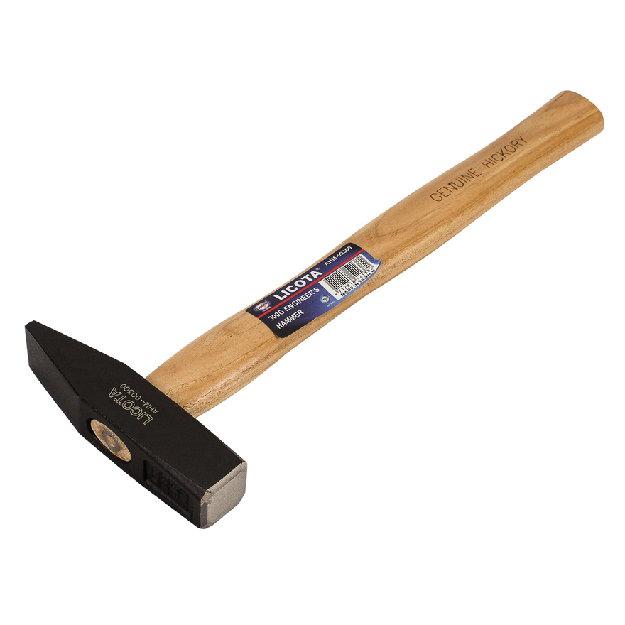 фото Молоток licota ahm-00300 с ручкой из дерева гикори 300 г