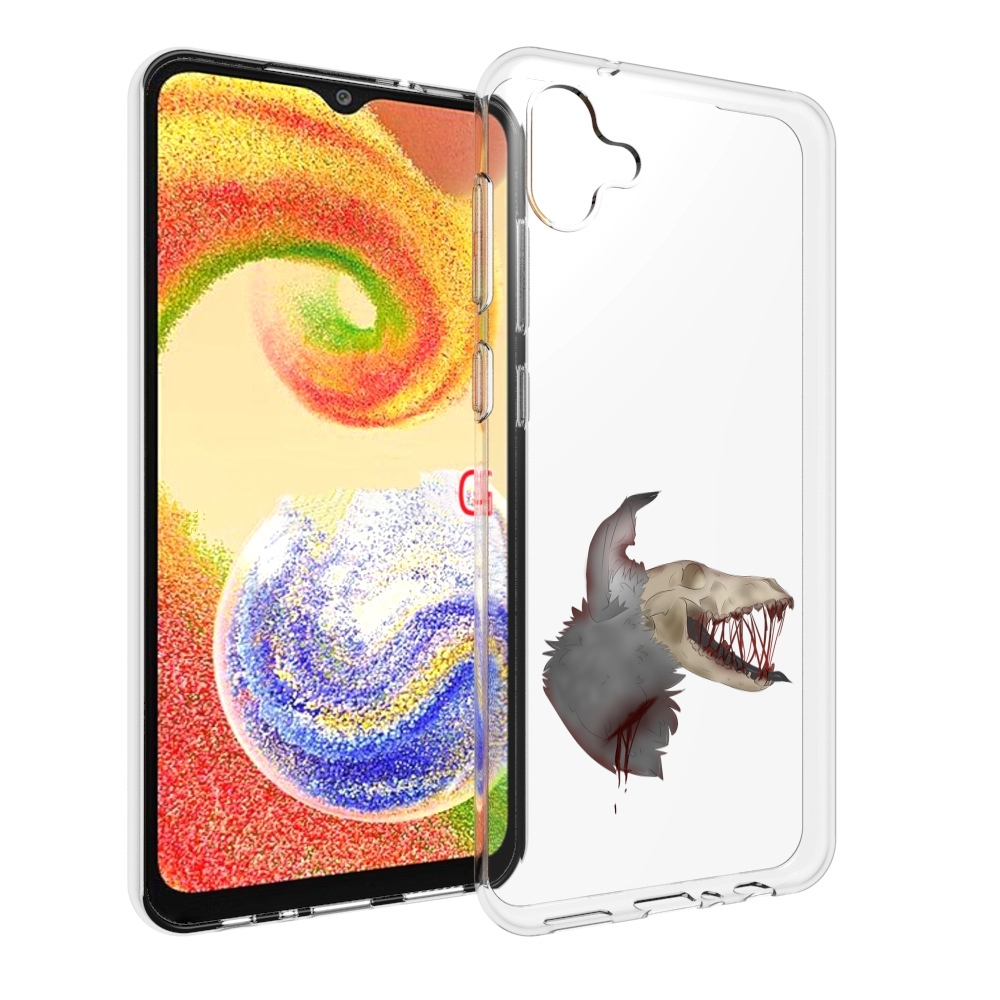

Чехол MyPads кровавый-череп для Samsung Galaxy A04, Прозрачный, Tocco