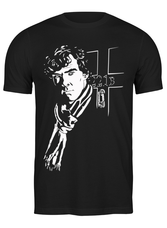 

Футболка мужская Printio Шерлок (sherlock) черная M, Черный, Шерлок (sherlock)