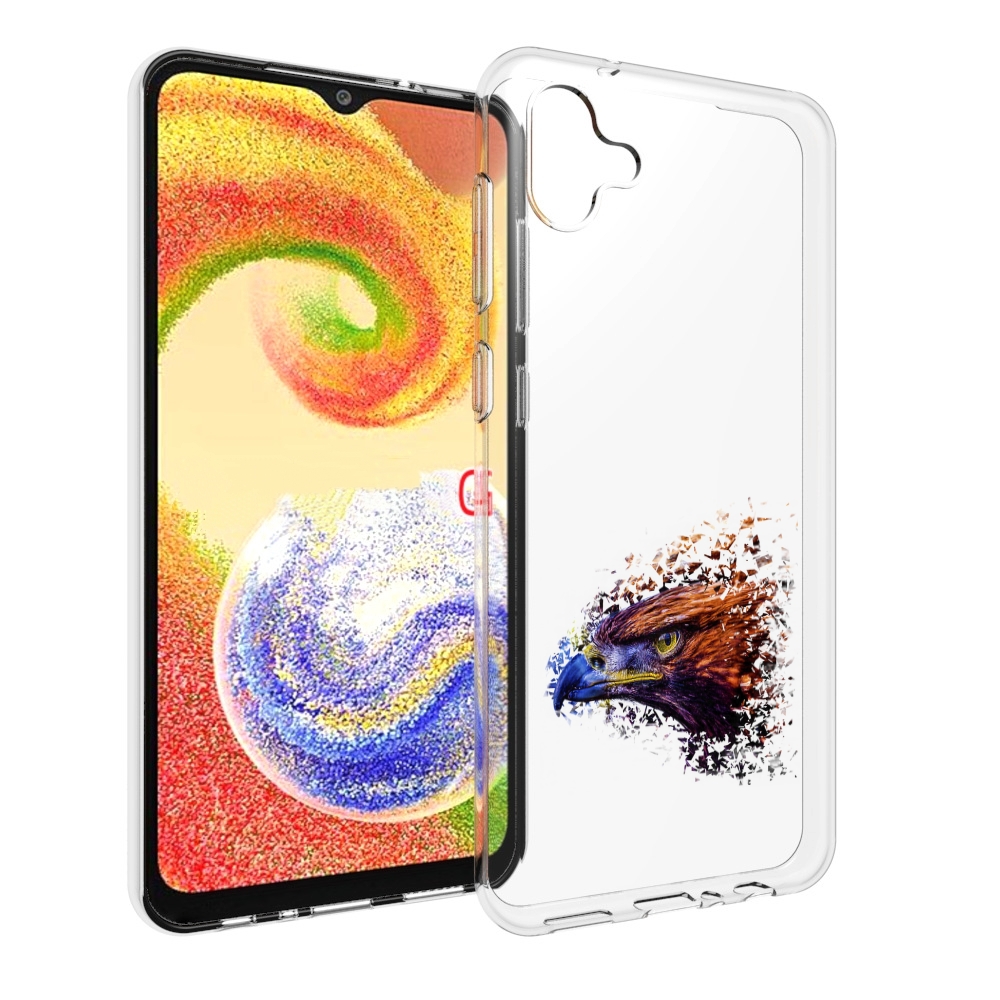 

Чехол MyPads красочный орел для Samsung Galaxy A04, Прозрачный, Tocco