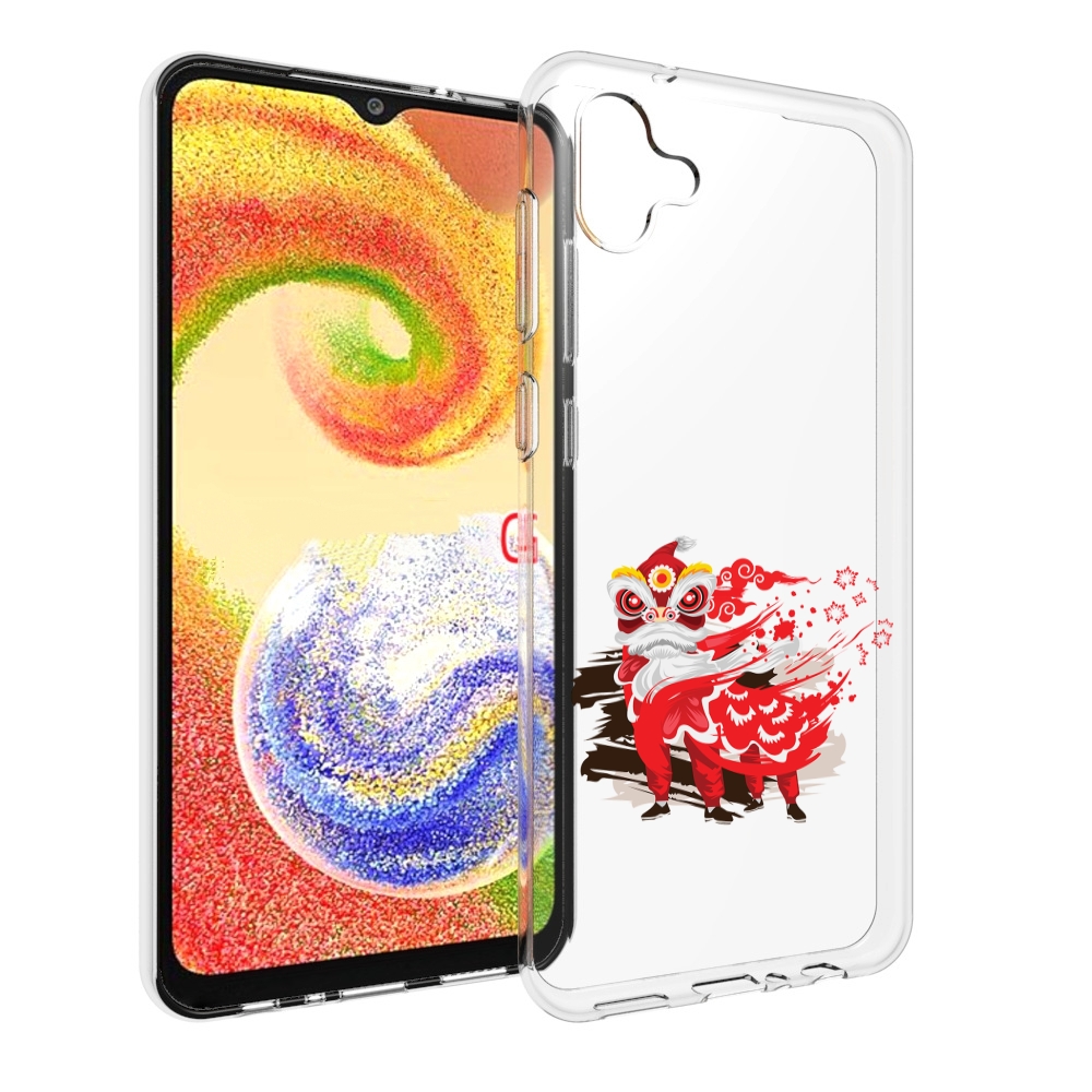 

Чехол MyPads красный-карнавал для Samsung Galaxy A04, Прозрачный, Tocco
