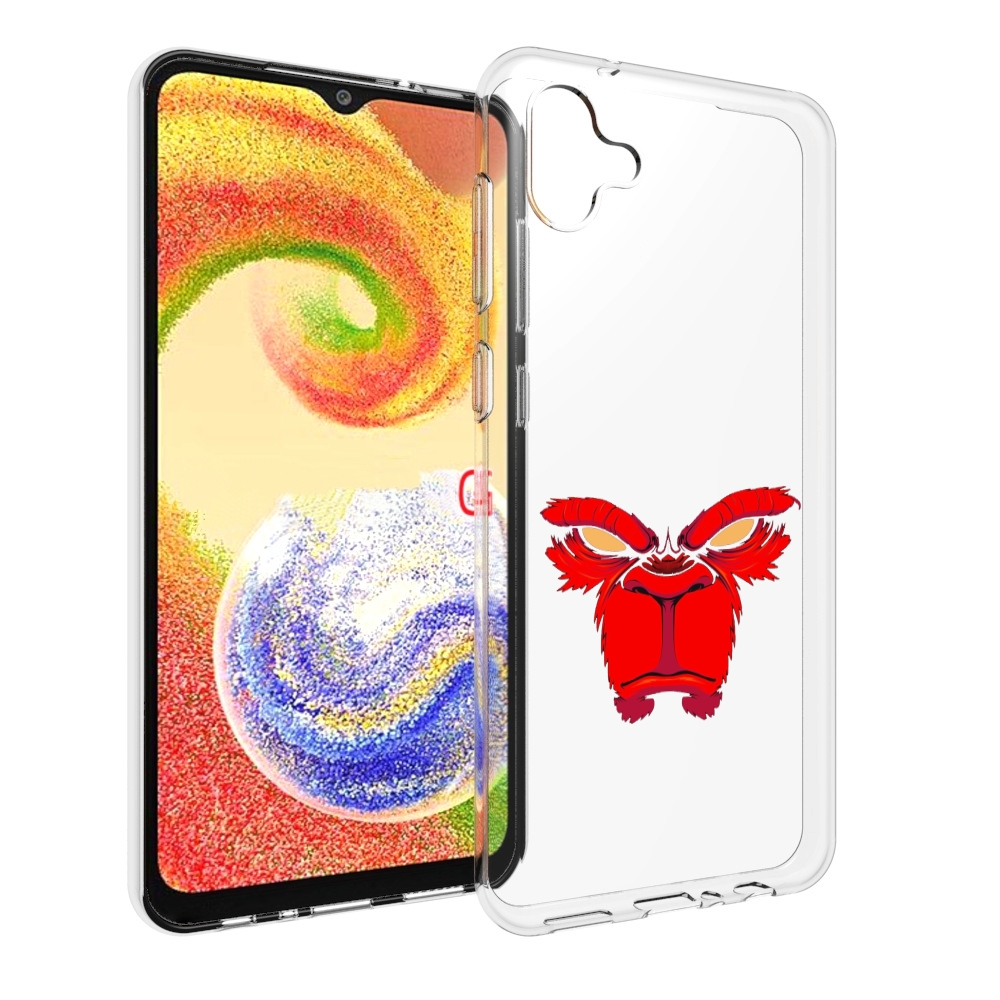

Чехол MyPads красная обезьяна в темноте для Samsung Galaxy A04, Прозрачный, Tocco