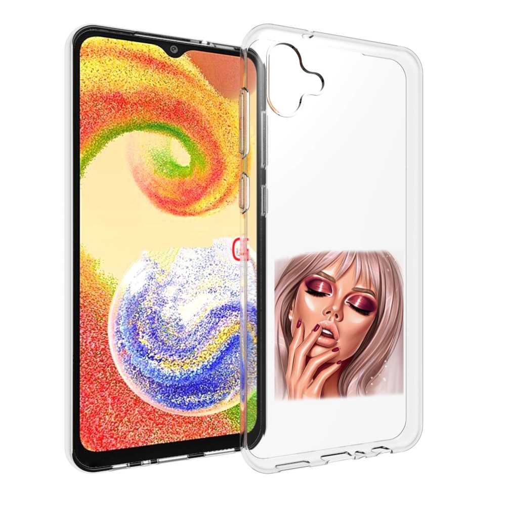 

Чехол MyPads красивый-портрет-девушки женский для Samsung Galaxy A04, Прозрачный, Tocco
