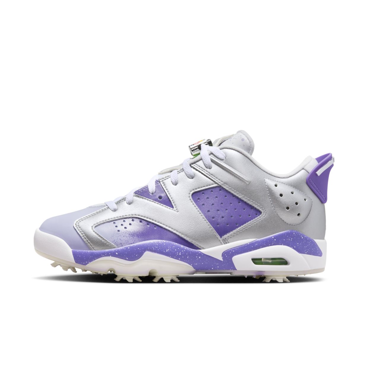 Кроссовки мужские Nike M Jordan 6 Retro Low Golf U.S. Open (2023) фиолетовые 8 US