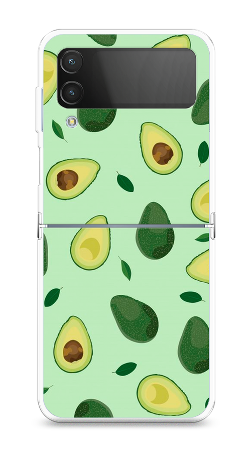 

Чехол на Samsung Galaxy Z Flip 4 "Blue avocado", Коричневый;зеленый, 2106650-1