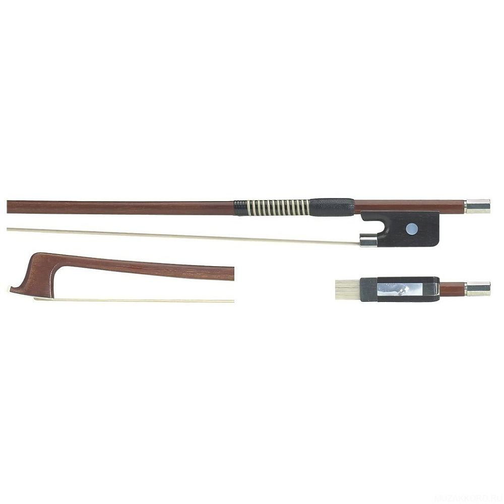 Gewa Double Bass Bow Brazil Wood Student German 3/4 смычок для контрабаса, круглая трость