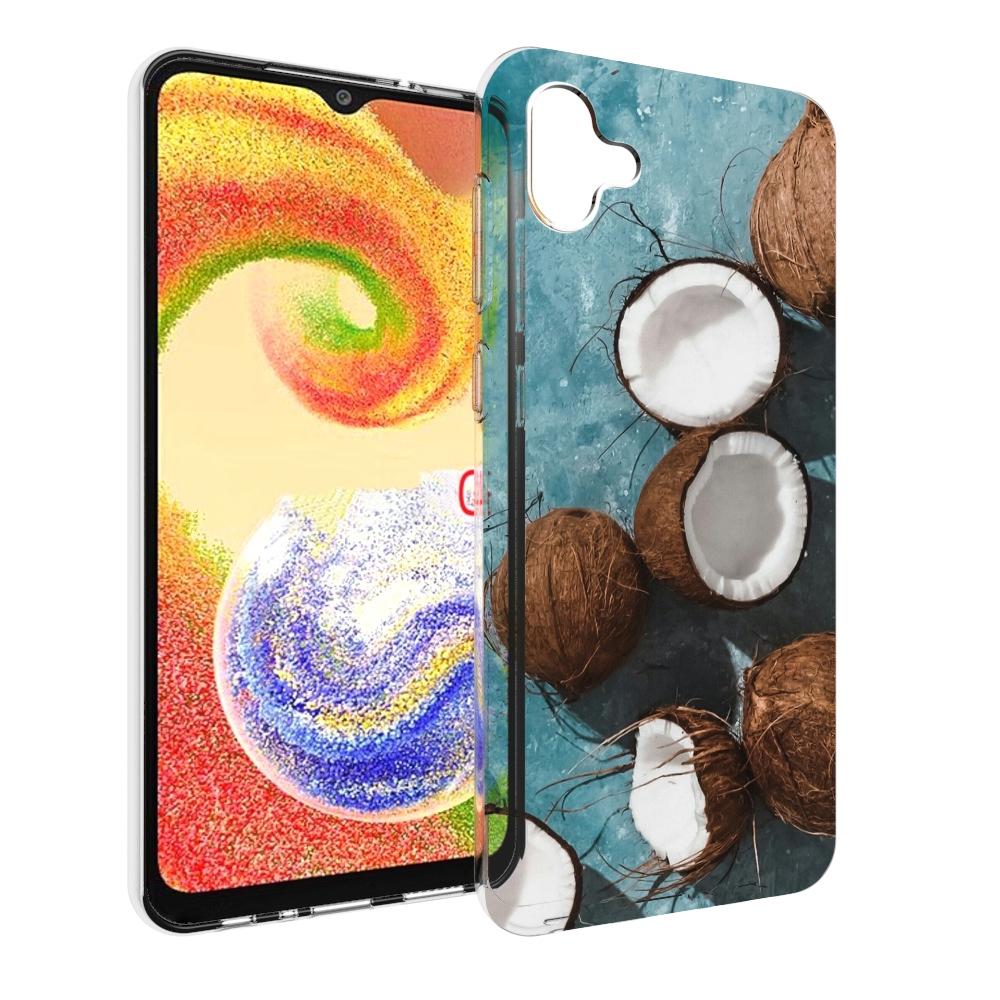 

Чехол MyPads красивые-кокосы для Samsung Galaxy A04, Прозрачный, Tocco