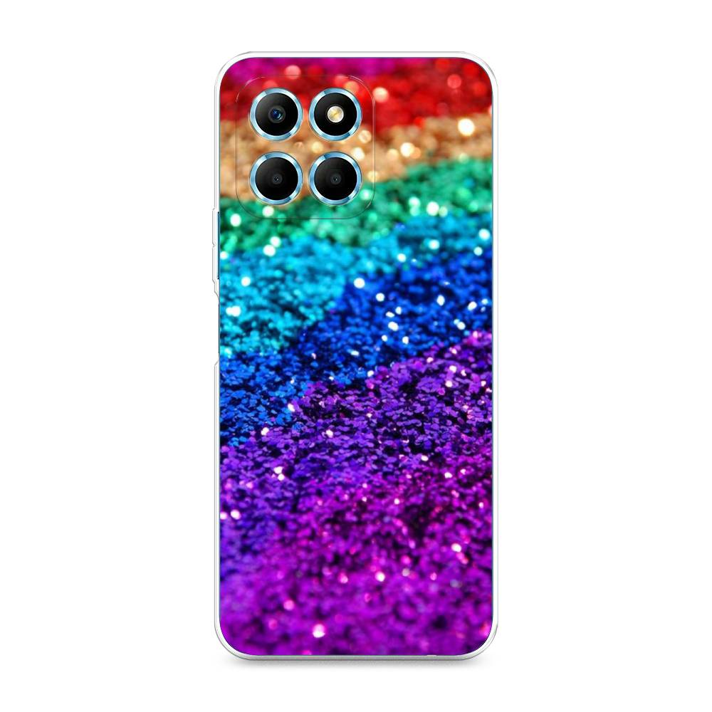 

Чехол Awog 6120250-3 для Honor X6s "Блестящая радуга рисунок", Разноцветный, 6120250-3