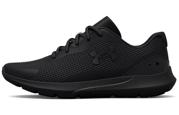 

Кроссовки унисекс Under Armour Surge 3 черные 40.5 EU, Черный, Surge 3