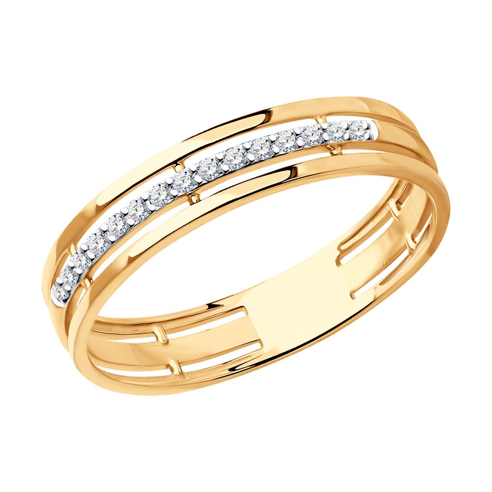 

Кольцо из золота р.  SOKOLOV Diamonds 1110204, бриллиант, 1110204