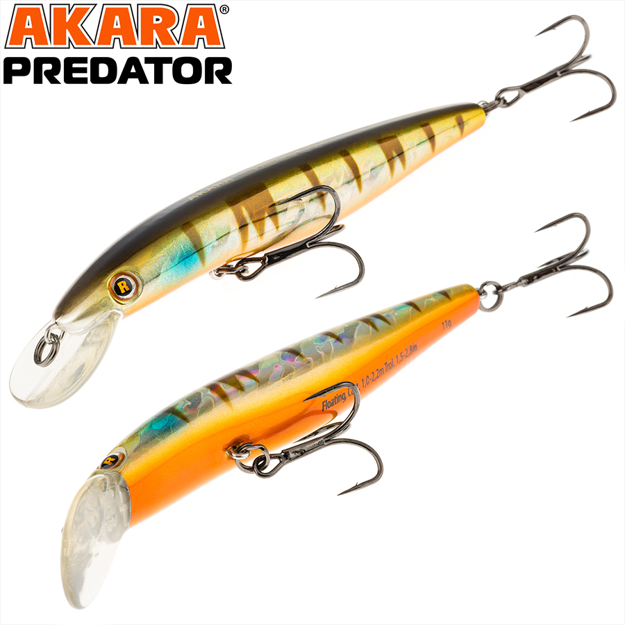 

Воблер Akara Predator PR-125-A206, Разноцветный, Predator