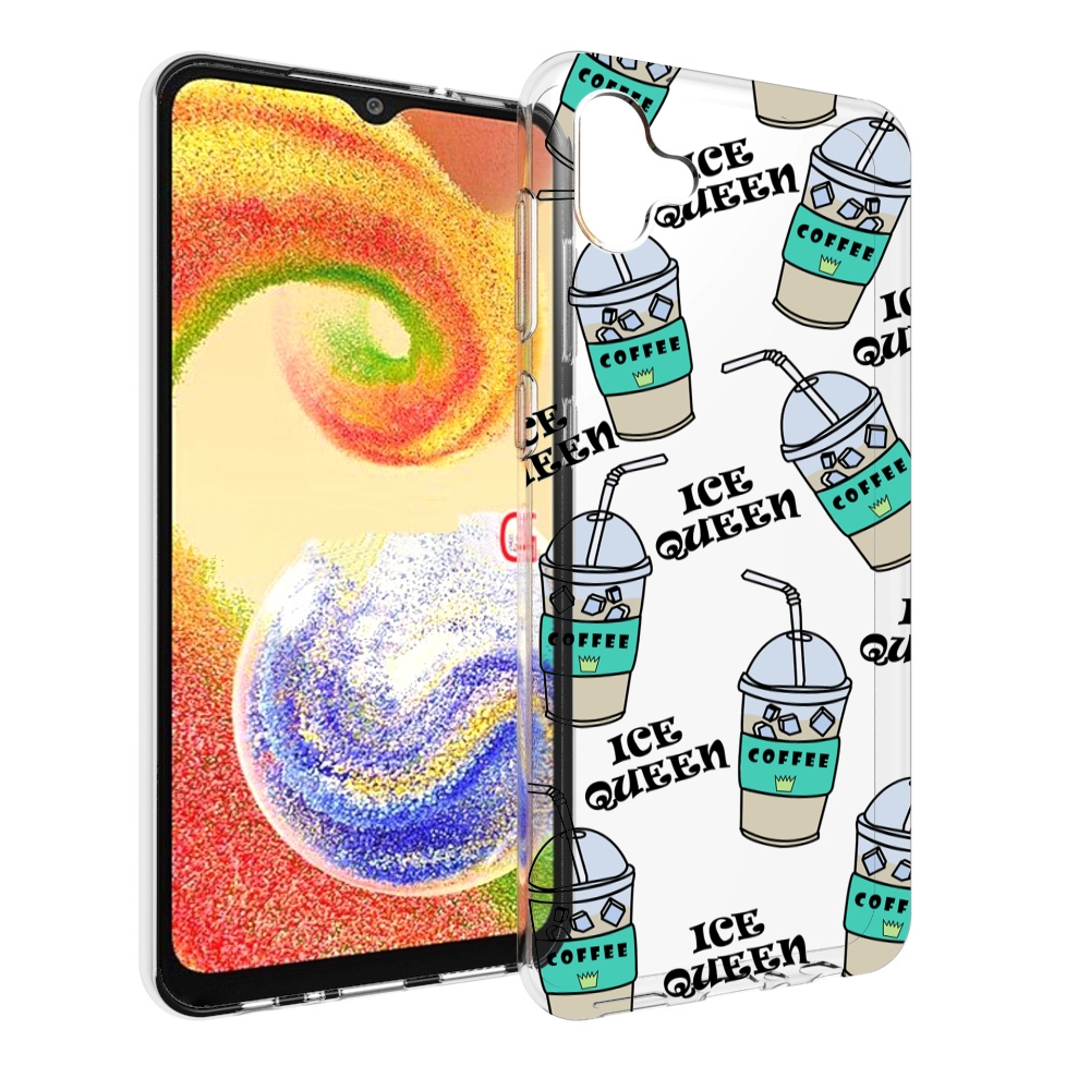 

Чехол MyPads кофе-с-льдом для Samsung Galaxy A04, Прозрачный, Tocco