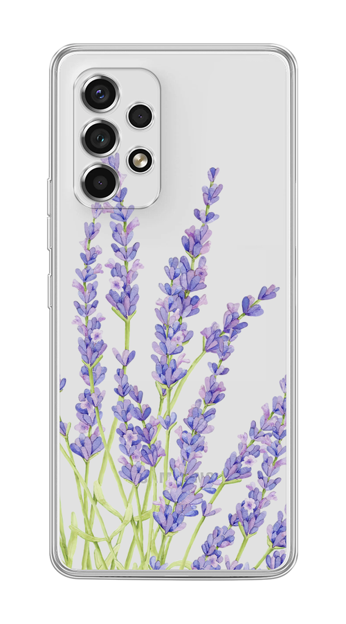 

Чехол на Samsung Galaxy A53 5G "Лавандовые стебли", Фиолетовый;зеленый, 2104550-1