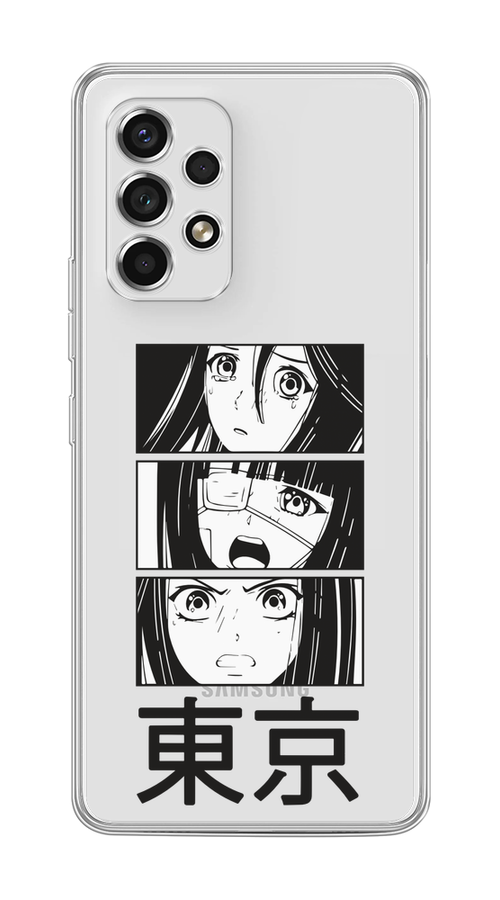 

Чехол на Samsung Galaxy A53 5G "Tokyo girls", Белый;черный;прозрачный, 2104550-1
