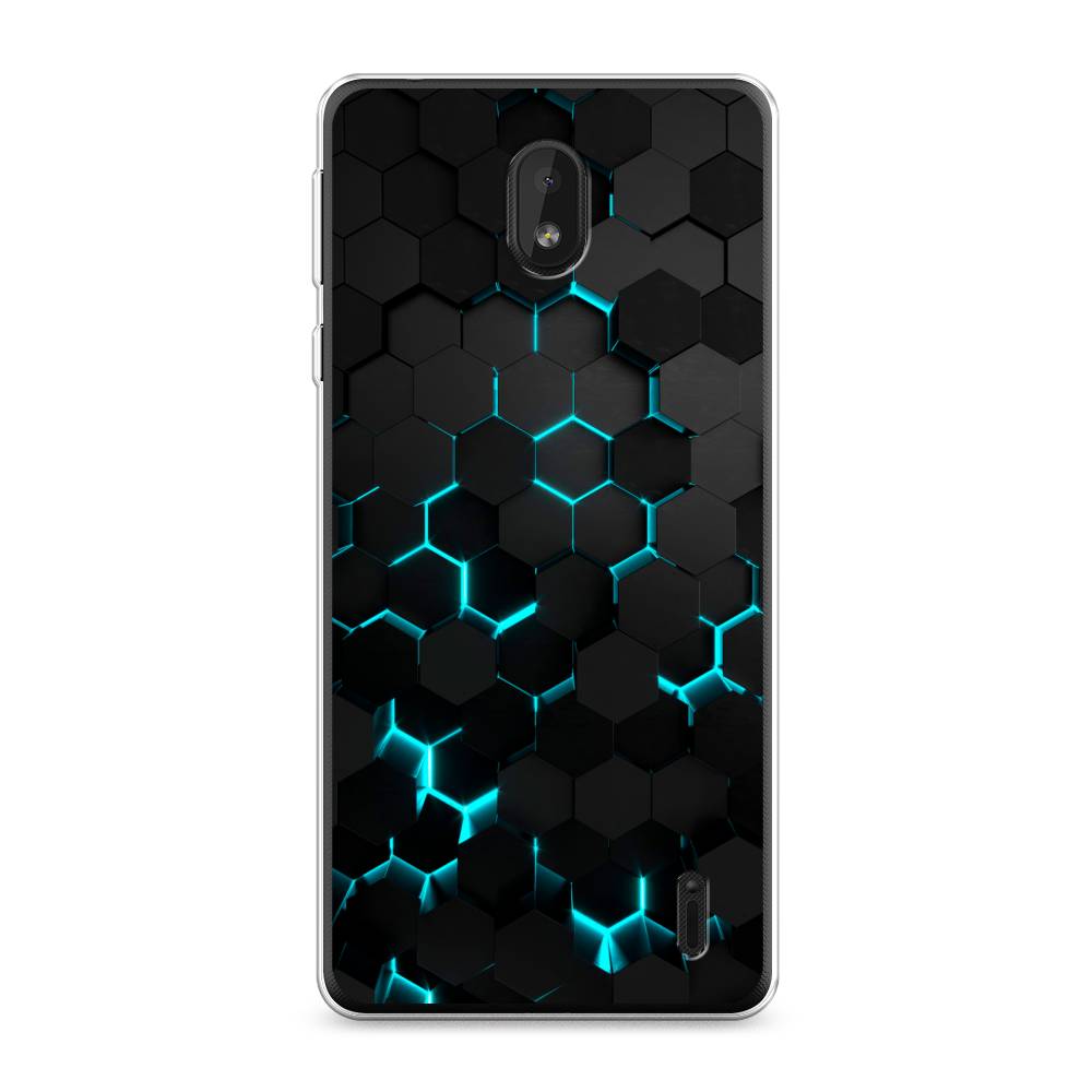 

Чехол Awog "Соты бирюзовые" для Nokia 1 Plus, 122750-3