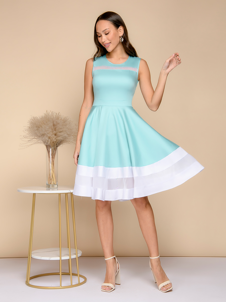 Платье женское 1001dress 100843 зеленое 48