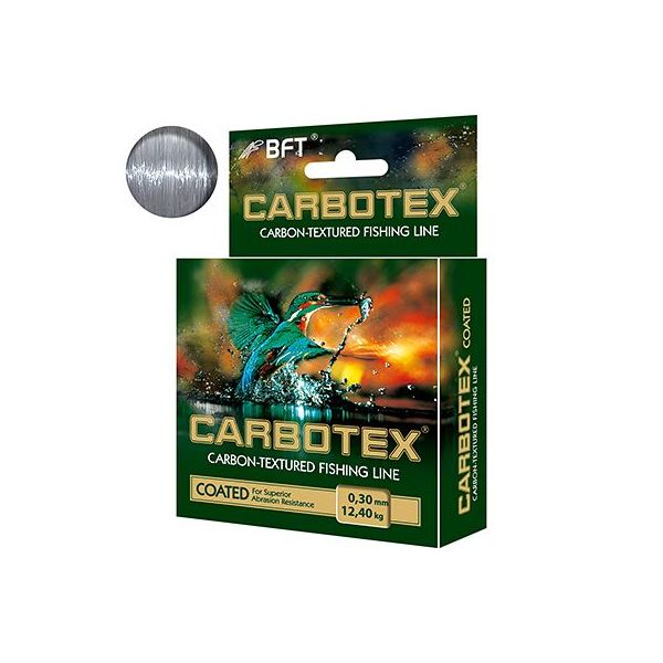 

Леска AQUA CARBOTEX Coated 150m 0,30mm, test - 12.40kg 1 шт., Прозрачный, Carbotex Coated