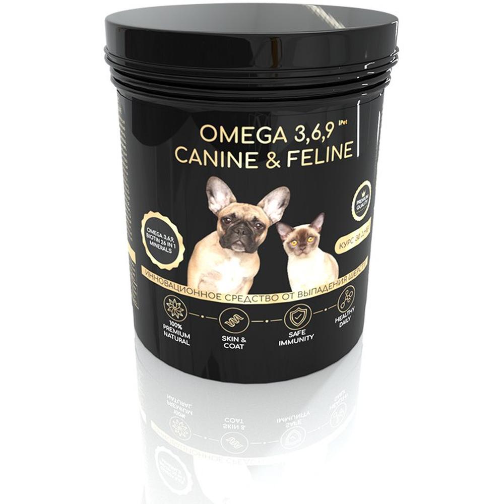 Кормовая добавка для кошек и собак, iPet Omega 3,6,9 Canine&Feline, 30 г