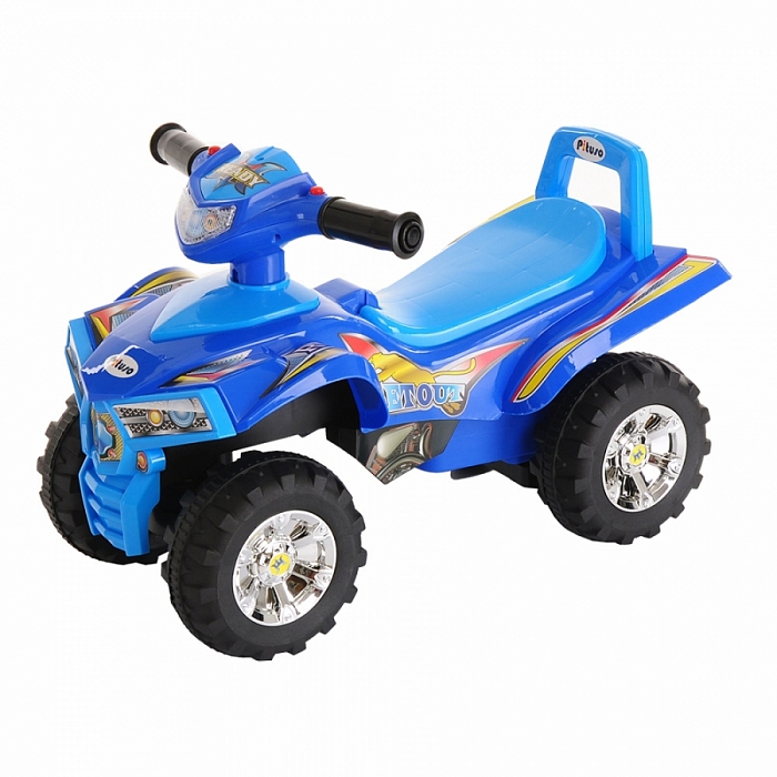 Каталка Pituso Квадроцикл Blue/Синий деревянная игрушка буратино каталка синий трактор