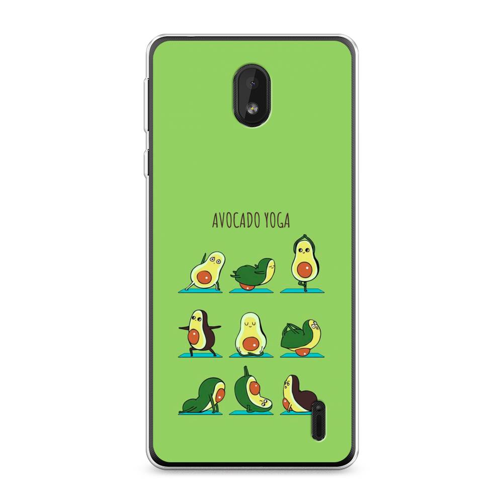 фото Чехол awog "авокадо йога" для nokia 1 plus