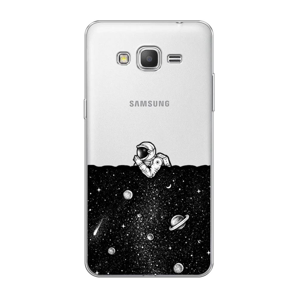 

Чехол Awog на Samsung Galaxy Grand Prime / Самсунг Grand Prime "Космический сон", Серый, 21950-4