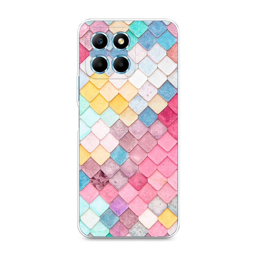

Чехол Awog 6120250-4 для Honor X6s "Нежные ромбики", Красный, 6120250-4