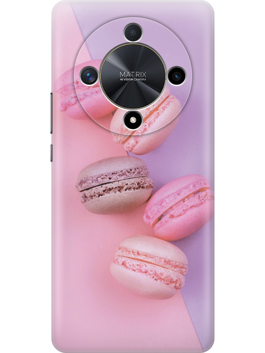 

Силиконовый чехол на Honor X9b / X50 с принтом "Розовые макаруны", Прозрачный;розовый;фиолетовый, 781974331