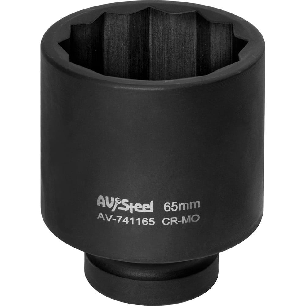 

Головка ударная двенадцатигранная удлиненная (65 мм; 1"DR) AV Steel AV-741165