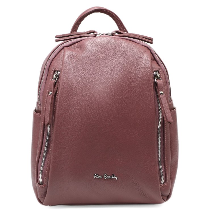 

Рюкзак женский Pierre Cardin 1858 темно-розовый, 30х10х26 см, Бордовый, 1858
