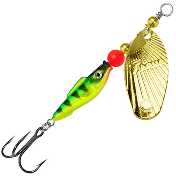 Блесна для рыбалки AQUA FISH SHELL-4 20,0g, цвет 62 (золото), 2 штуки в комплекте