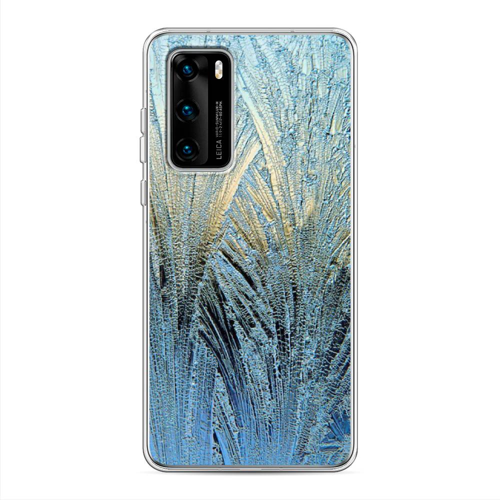 

Чехол Awog на Huawei P40 "Лёд", Голубой, 610850-4
