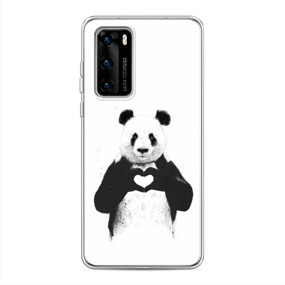 Чехол Awog  на Huawei P40 Панда love