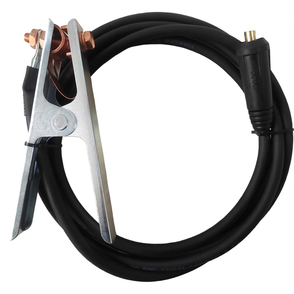 Комплект кабеля КГ16 мм с клеммой заземления 4 м вилка 10-25 Профессионал 806